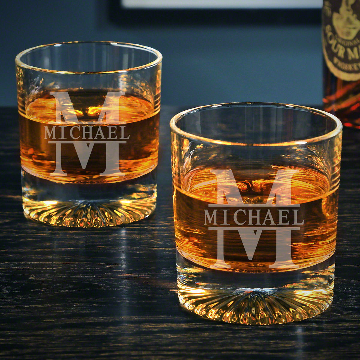 Churchill Personalized Pair of Scotch Glasses