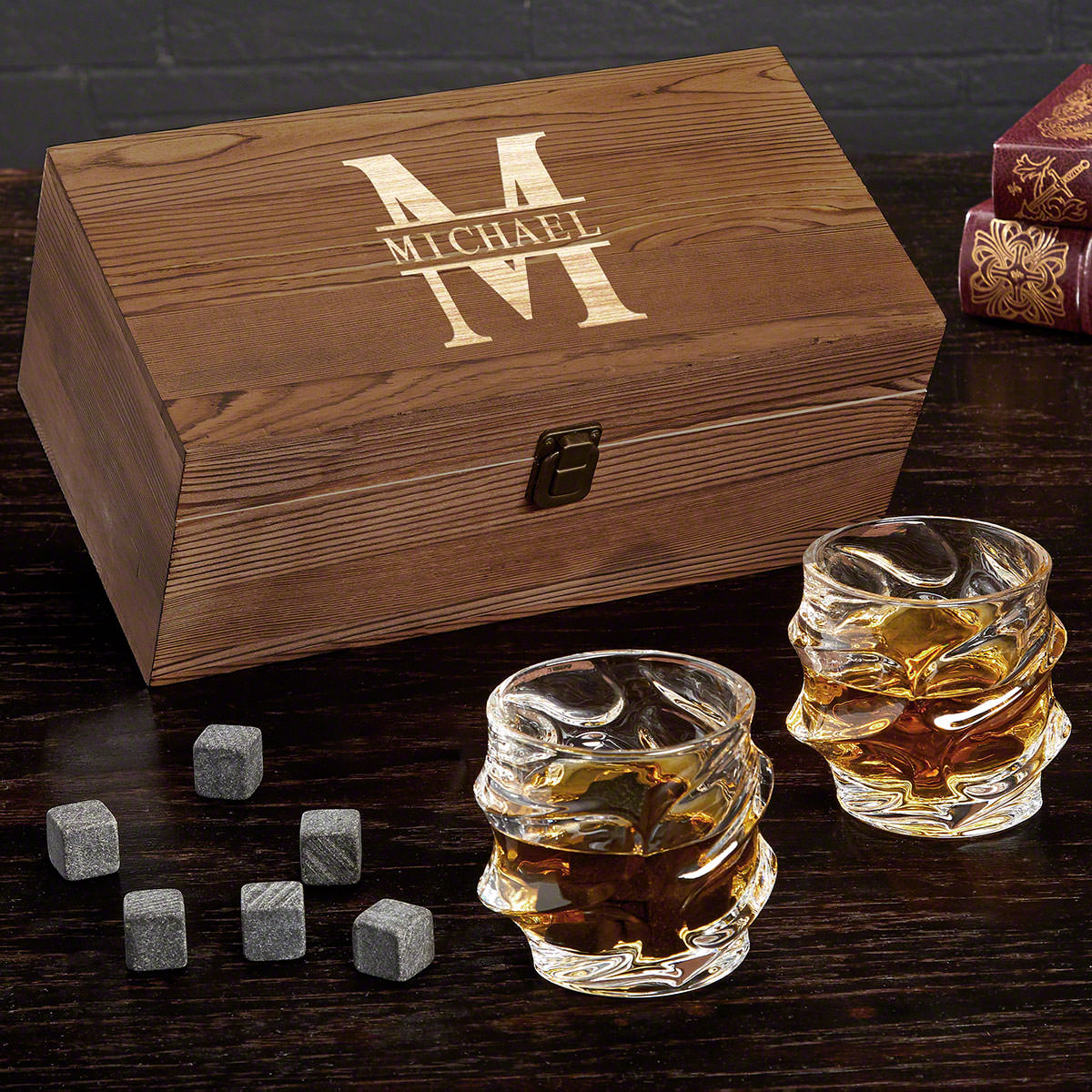 Customized Sculpted Whiskey Gift Box