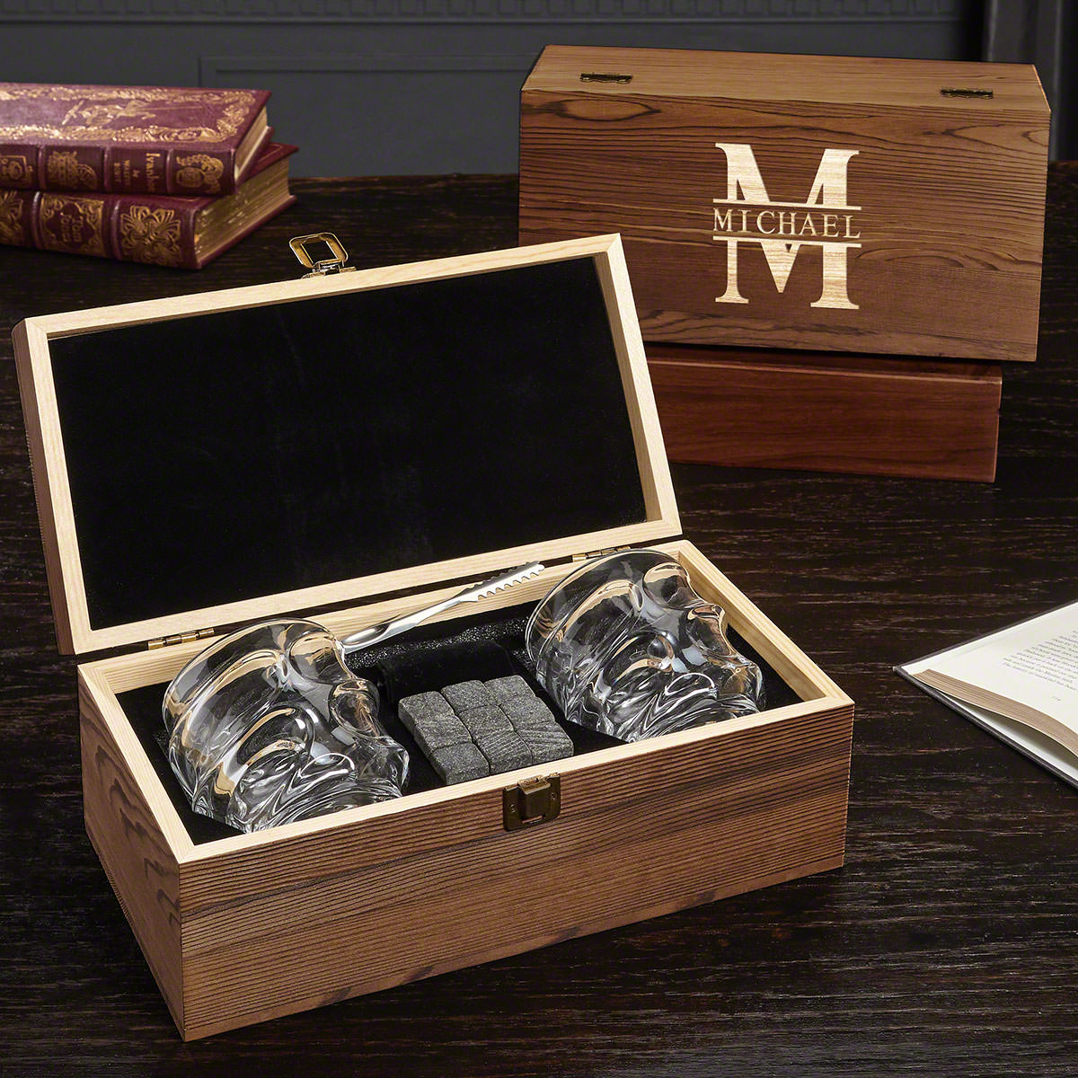 Customized Sculpted Whiskey Gift Box