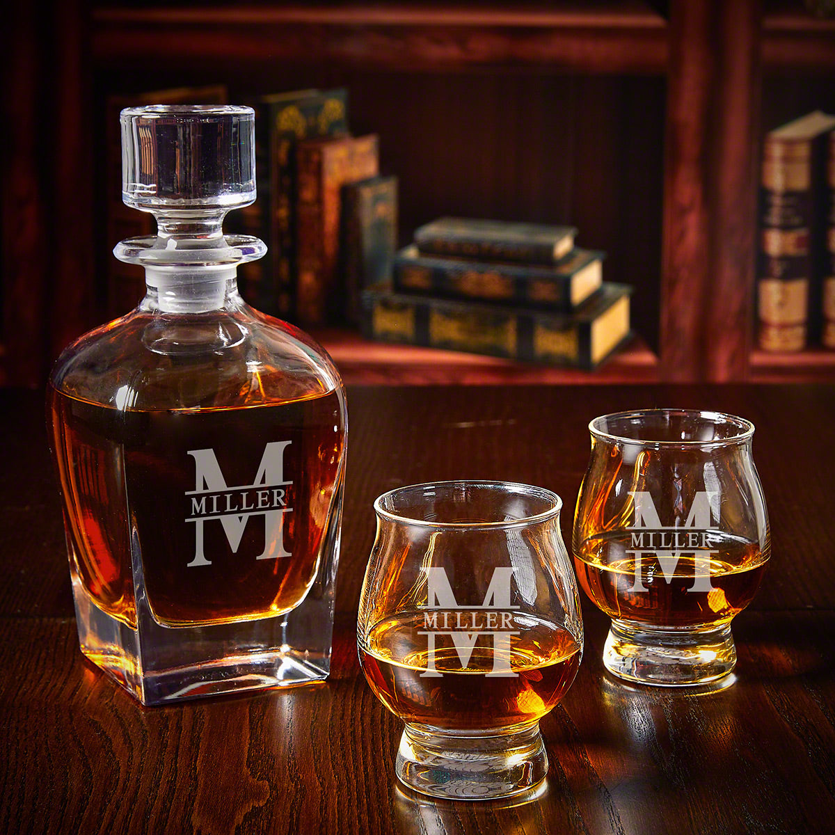Personalized Whiskey Decanter Set 