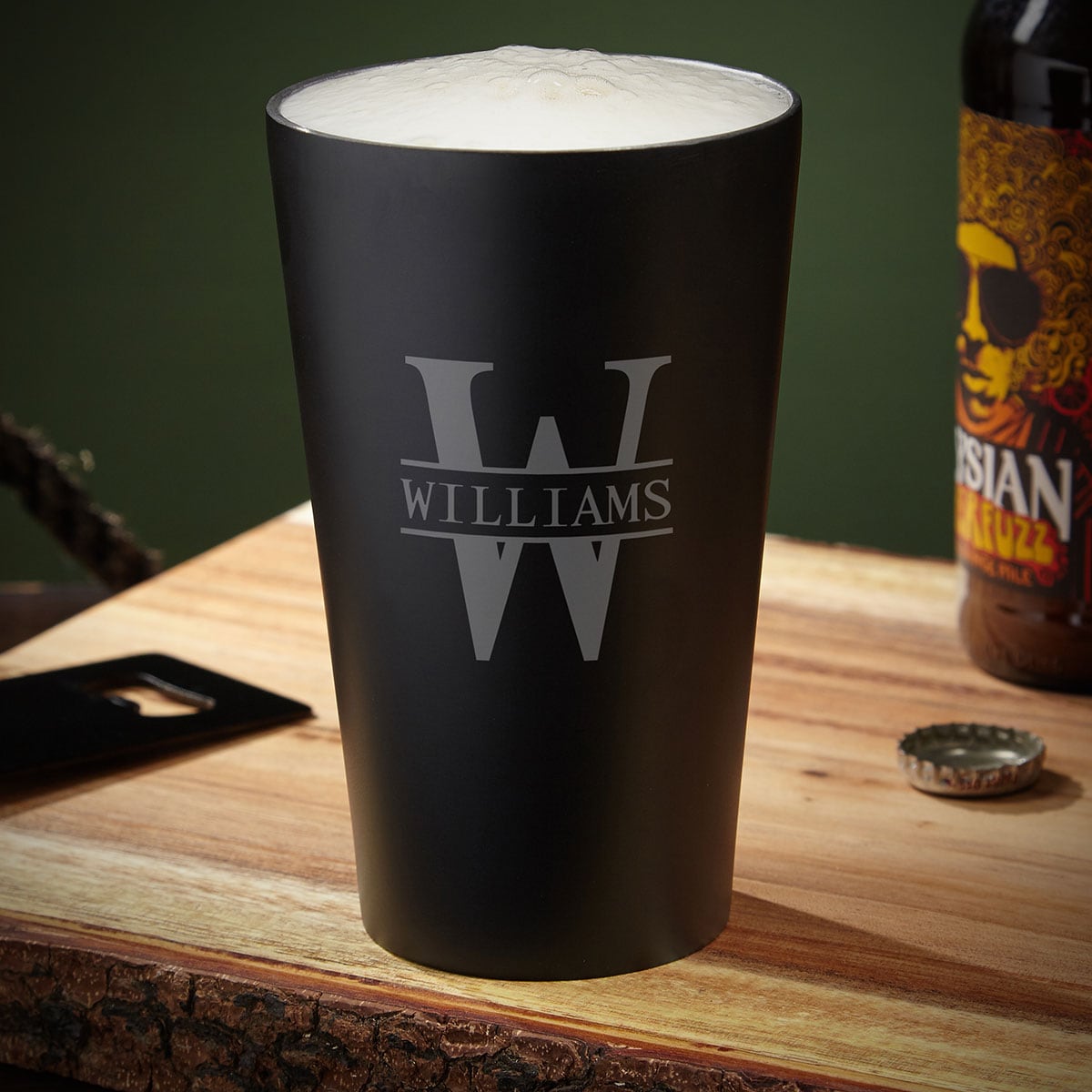 Engraved Insulated Stainless Steel Pint Glass