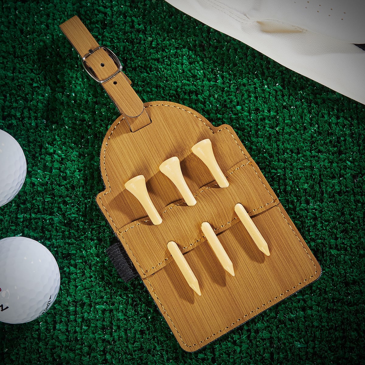 Personalized Golf Bag Tag with Tees