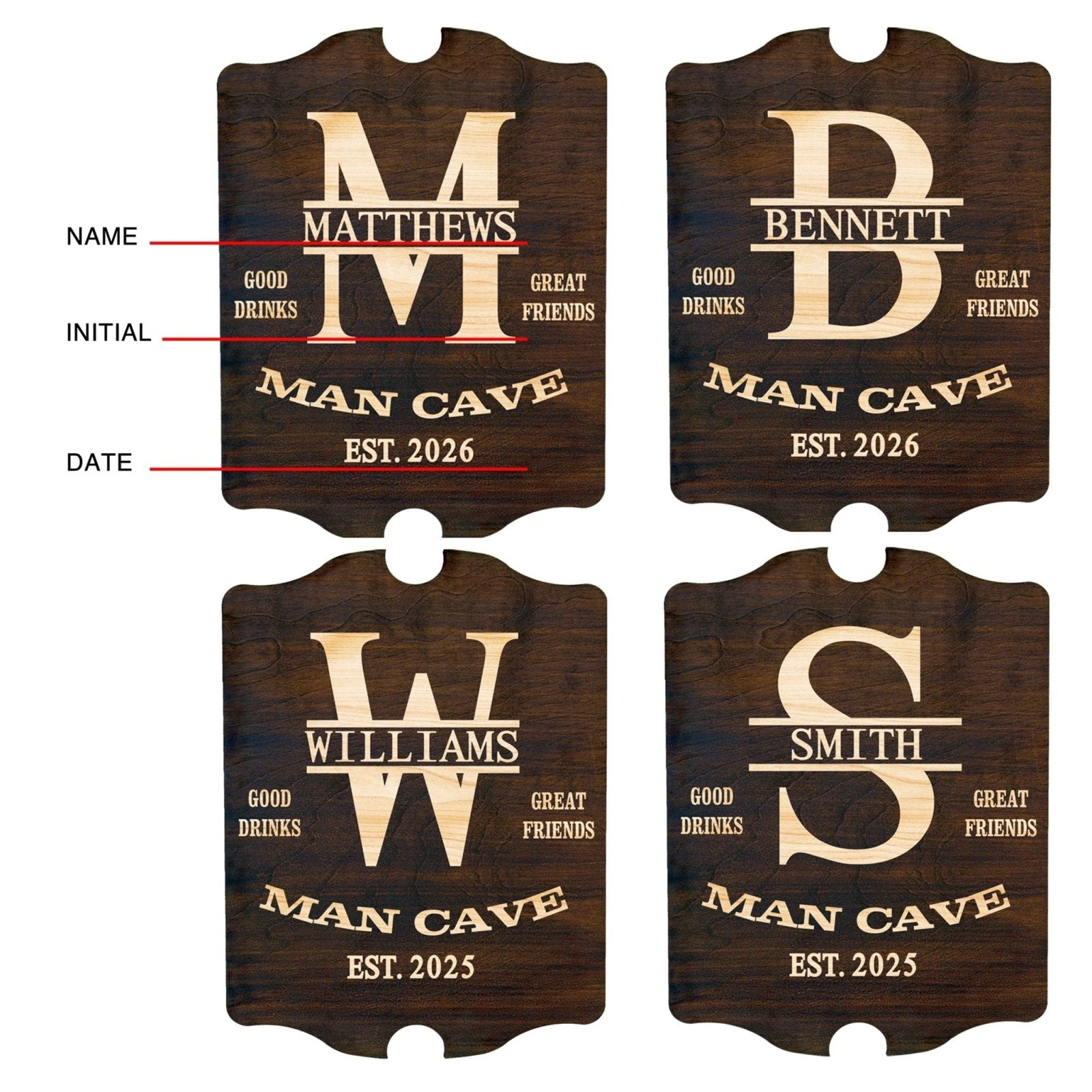 Oakmont Personalized Pub Sign (Signature Series)