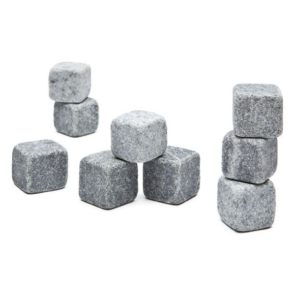 On the Rocks Whiskey Stones, Set of 9