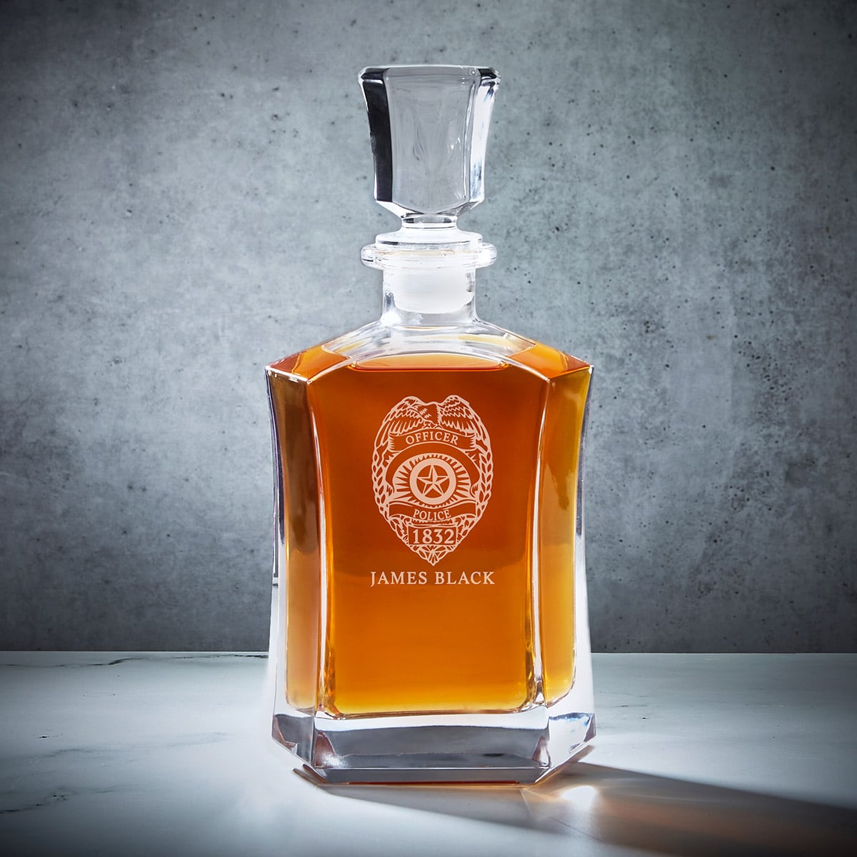 Personalized Argos Whiskey Decanter