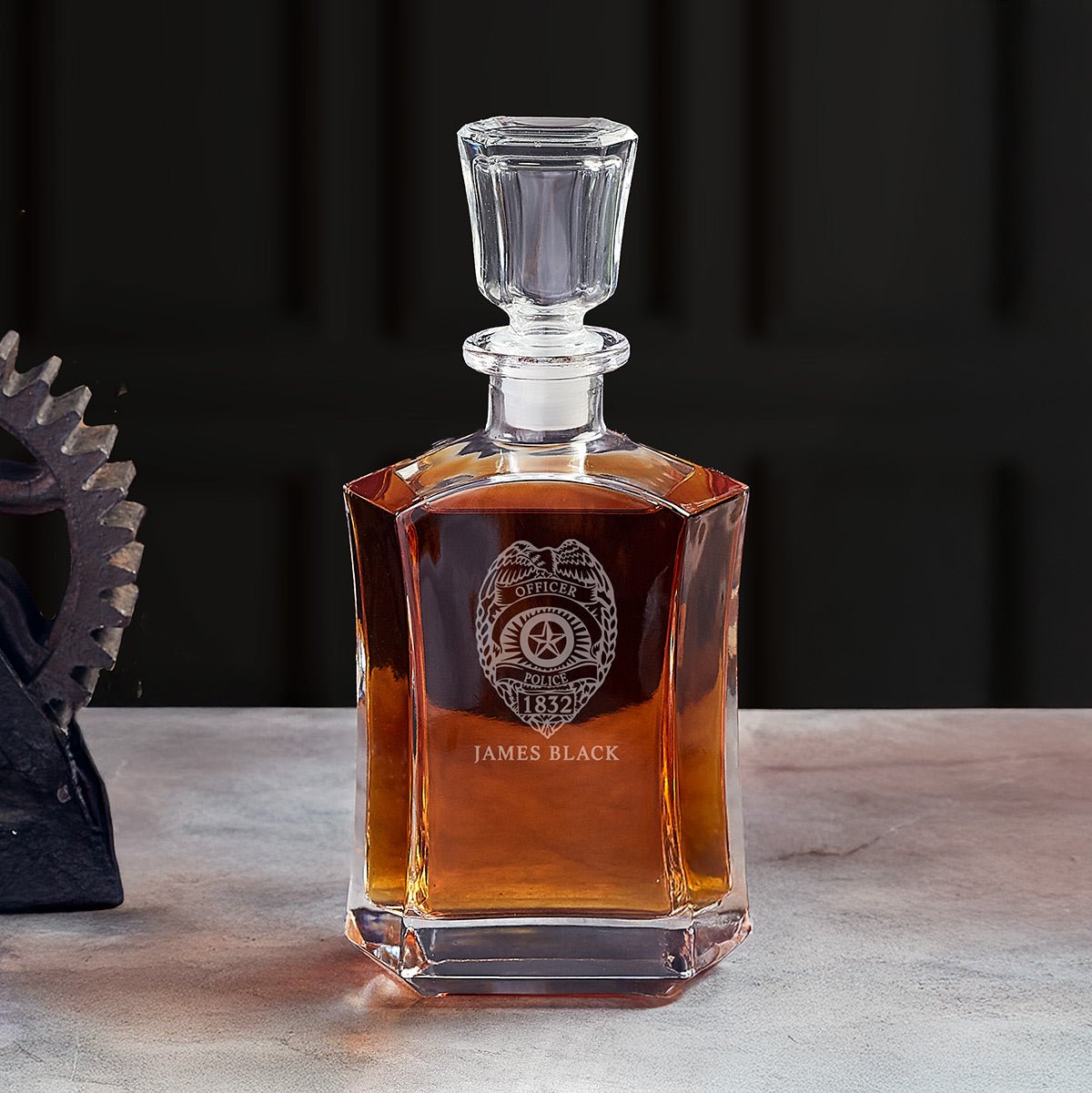 Personalized Argos Whiskey Decanter