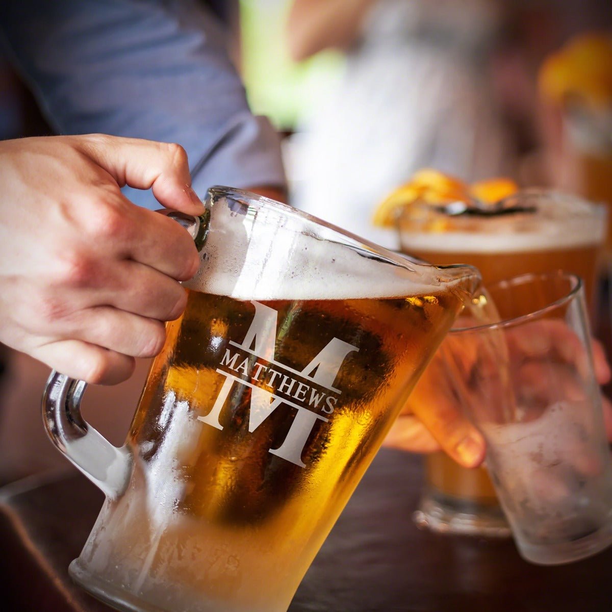 Personalized Beer Pitcher