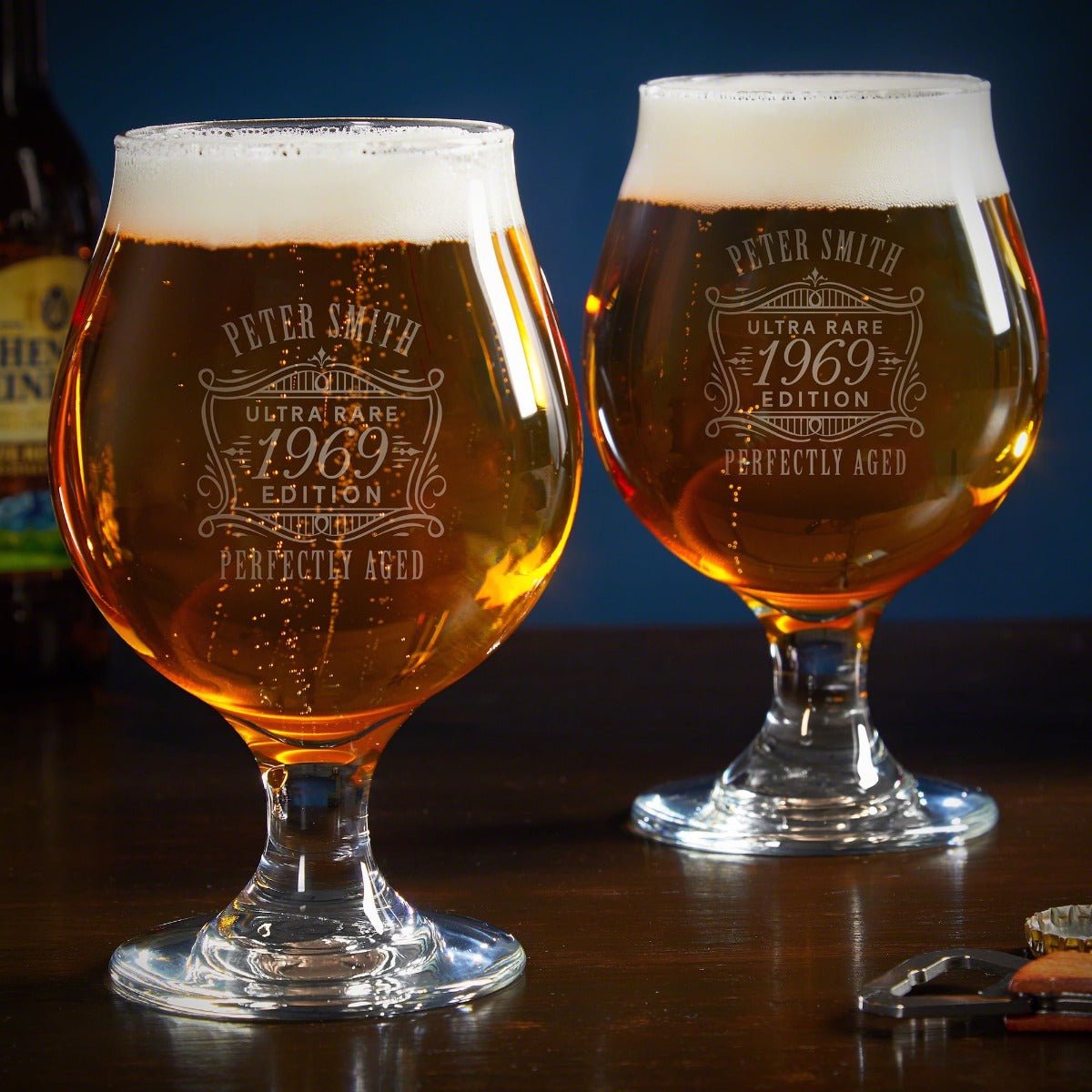 Personalized Beer Snifter Set of 4