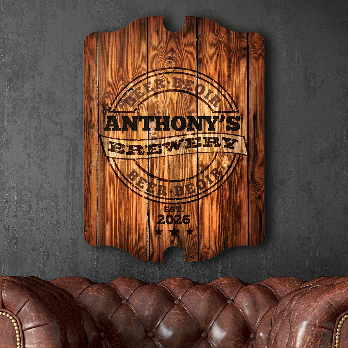 Personalized Brewery Bar Sign