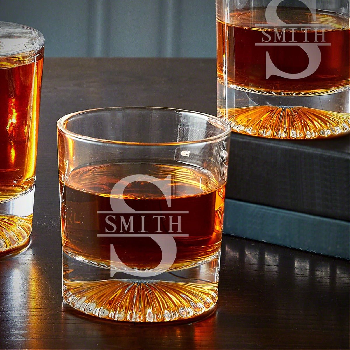 Personalized Churchill Bourbon Glasses Set of 4