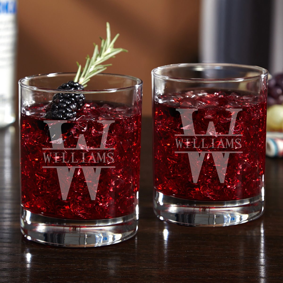 Personalized Cocktail Glasses, Set of 2