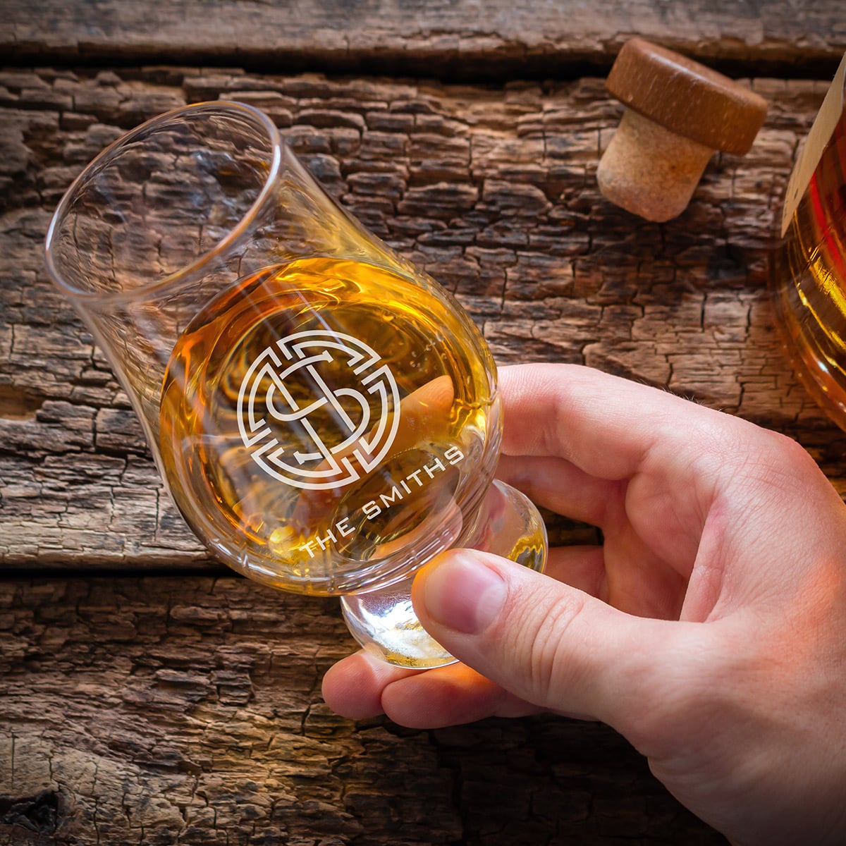 Personalized Glencairn Whiskey Glass