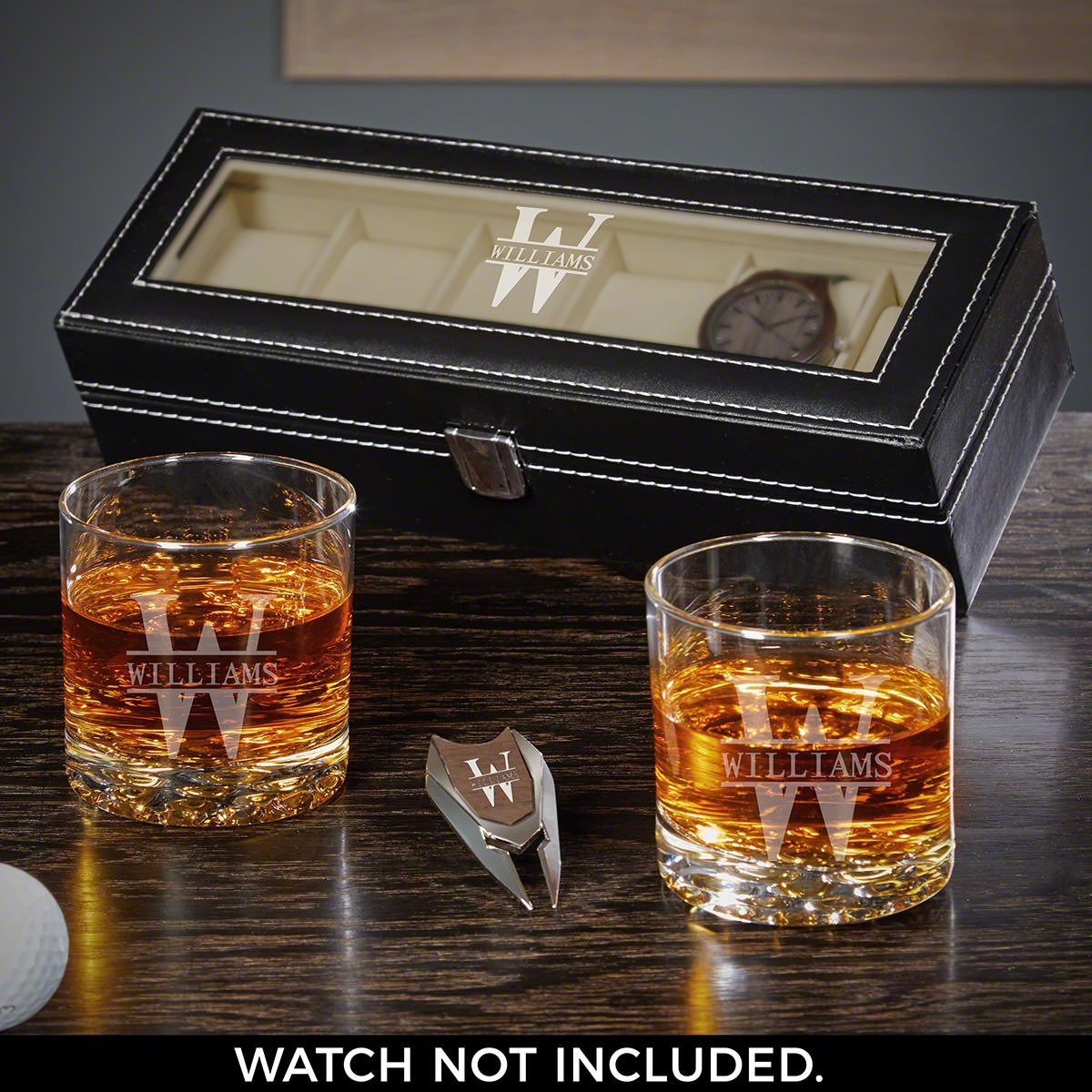 Personalized Golf and Whiskey Best Man Gifts