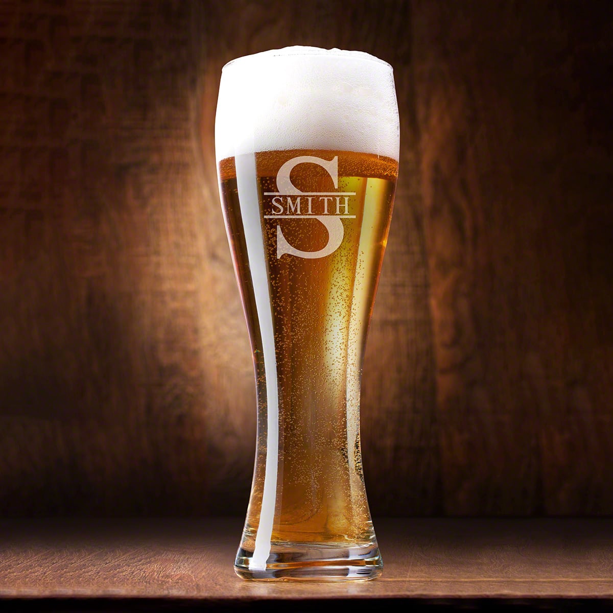 Personalized Pilsner Beer Glass 