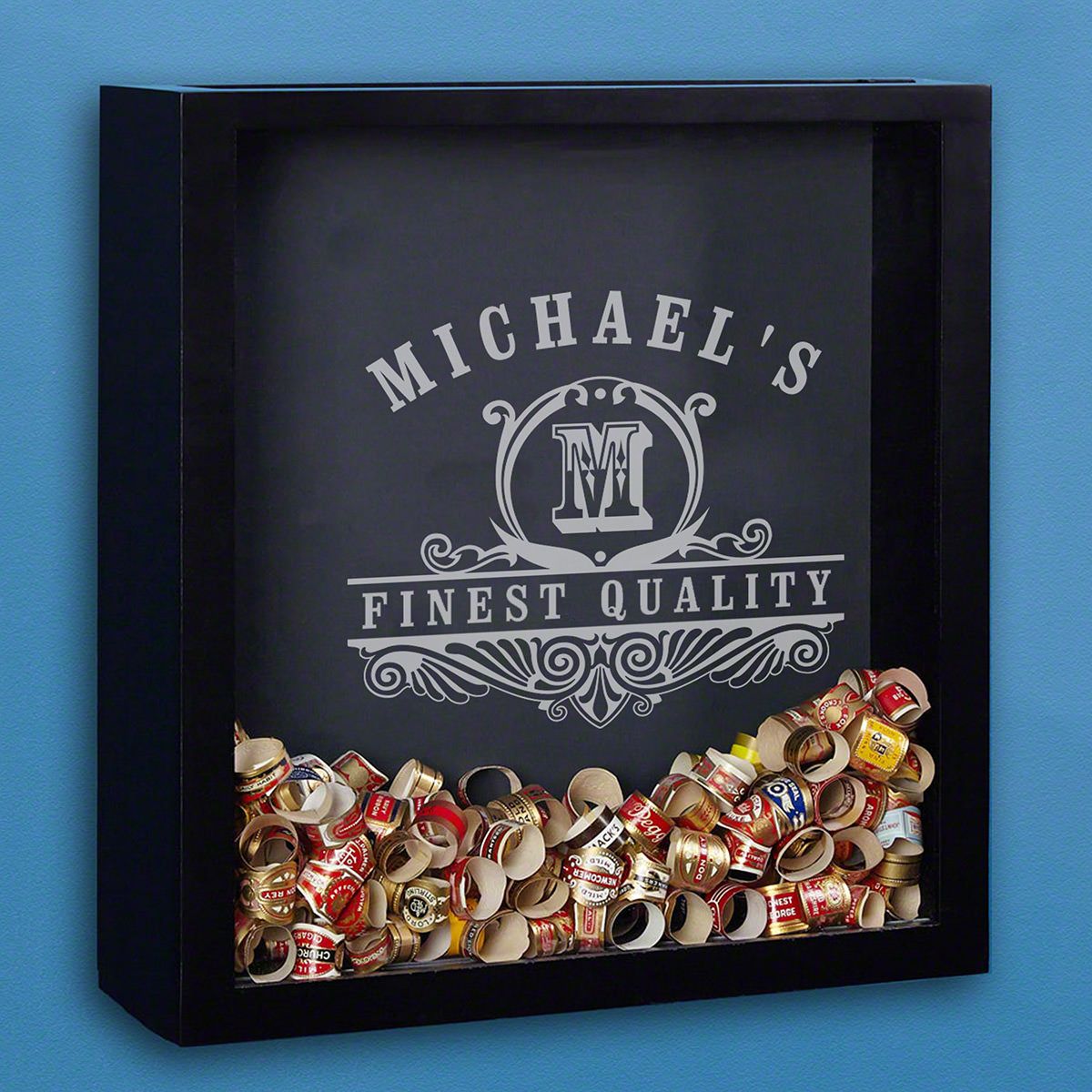 Personalized Shadow Box for Cigar Bands