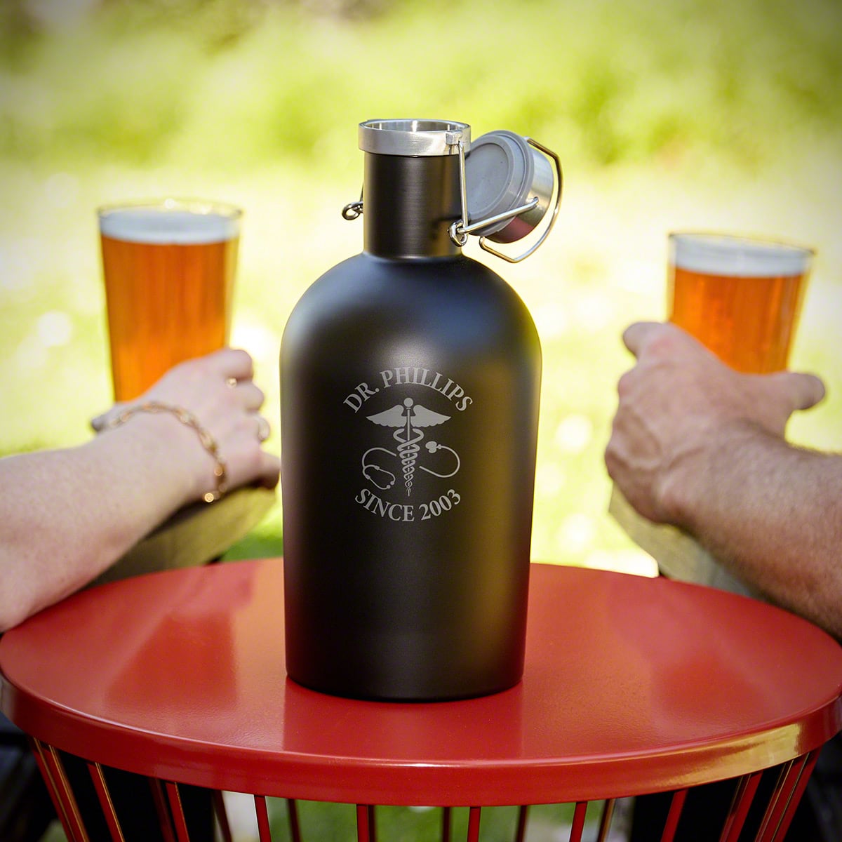 Personalized Stainless Steel Beer Growler