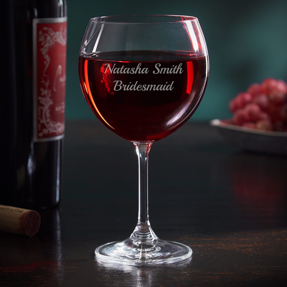 Personalized Red Wine Glass - 17oz