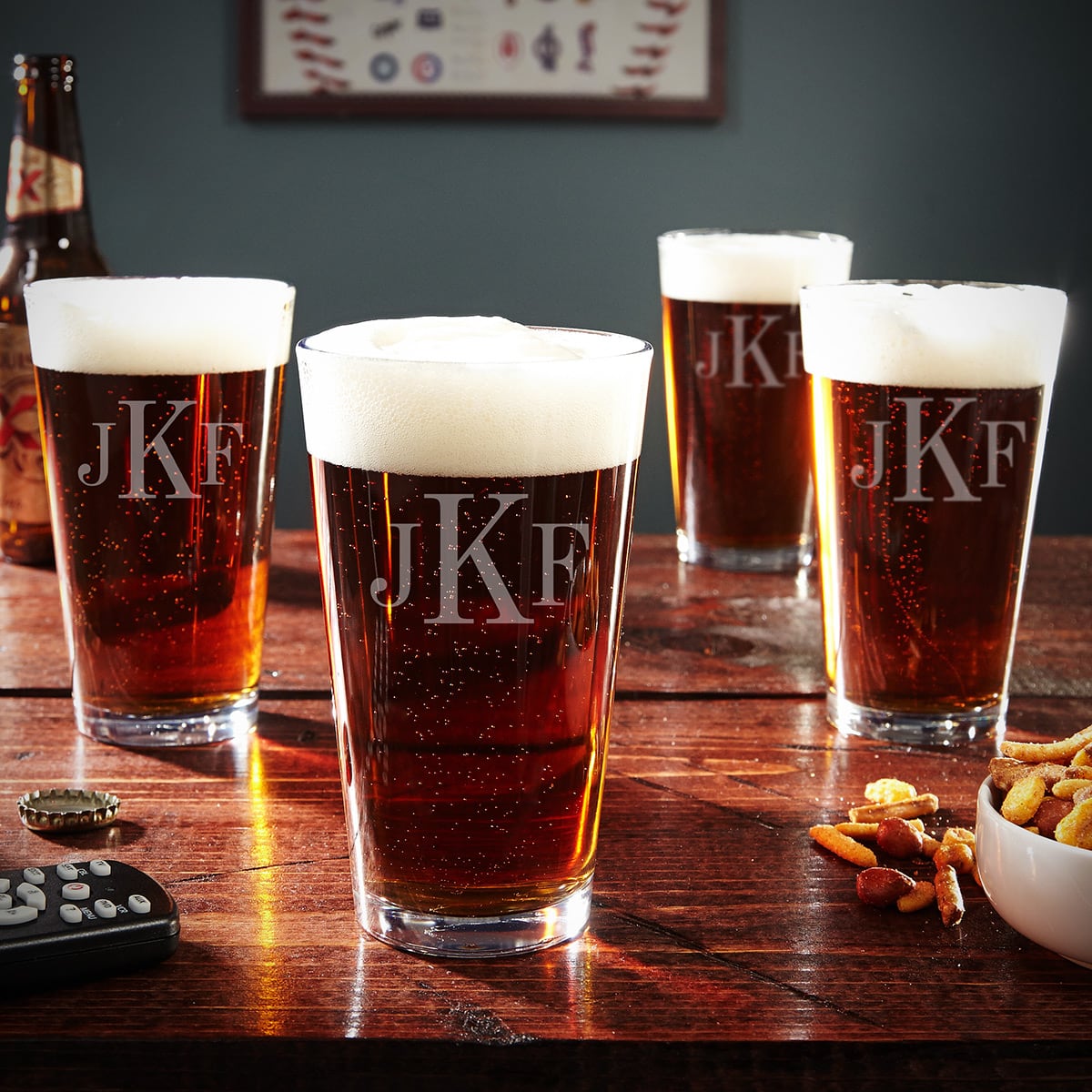 Pint Glasses, Set of 4