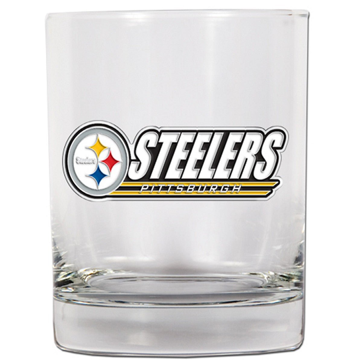 Pittsburgh Steelers Whiskey Glass (Engravable)