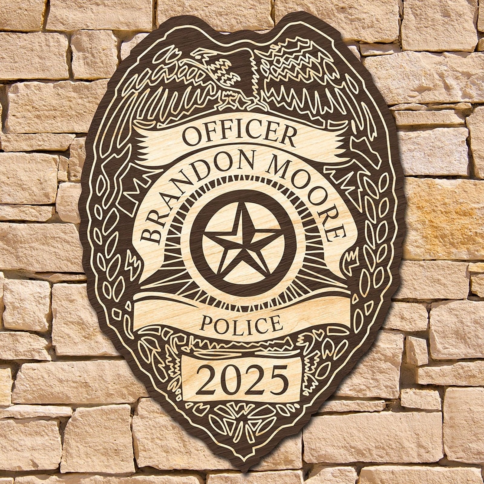 Police Badge Custom Sign (Signature Series)