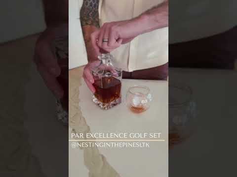 Par Excellence Golf Ball Whiskey Glasses