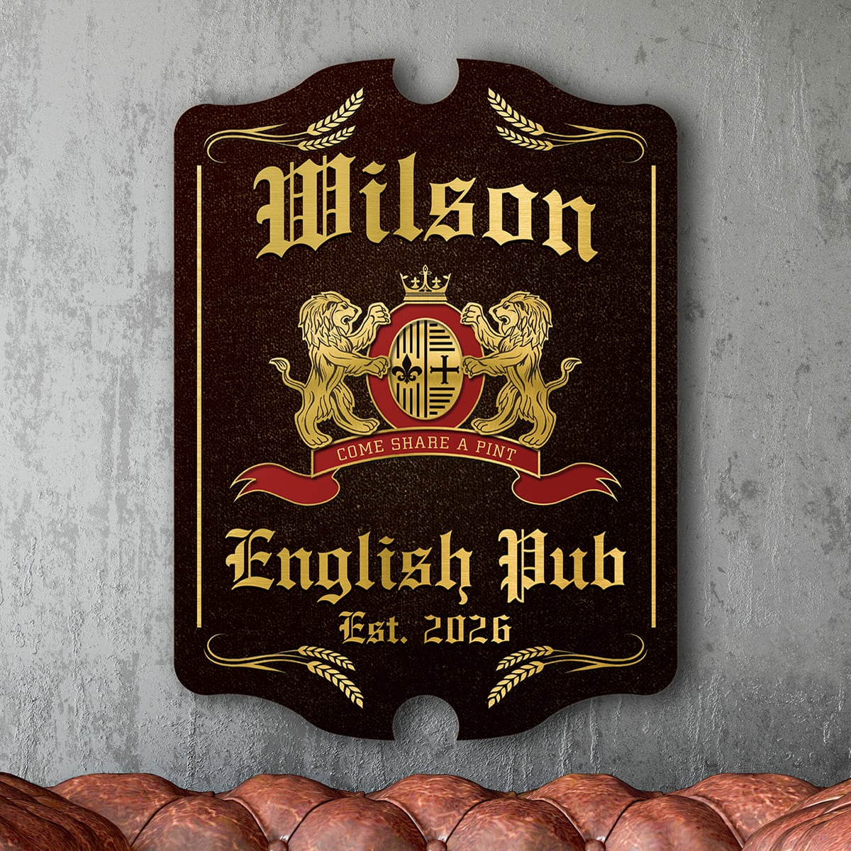 Proper English Custom Pub Sign