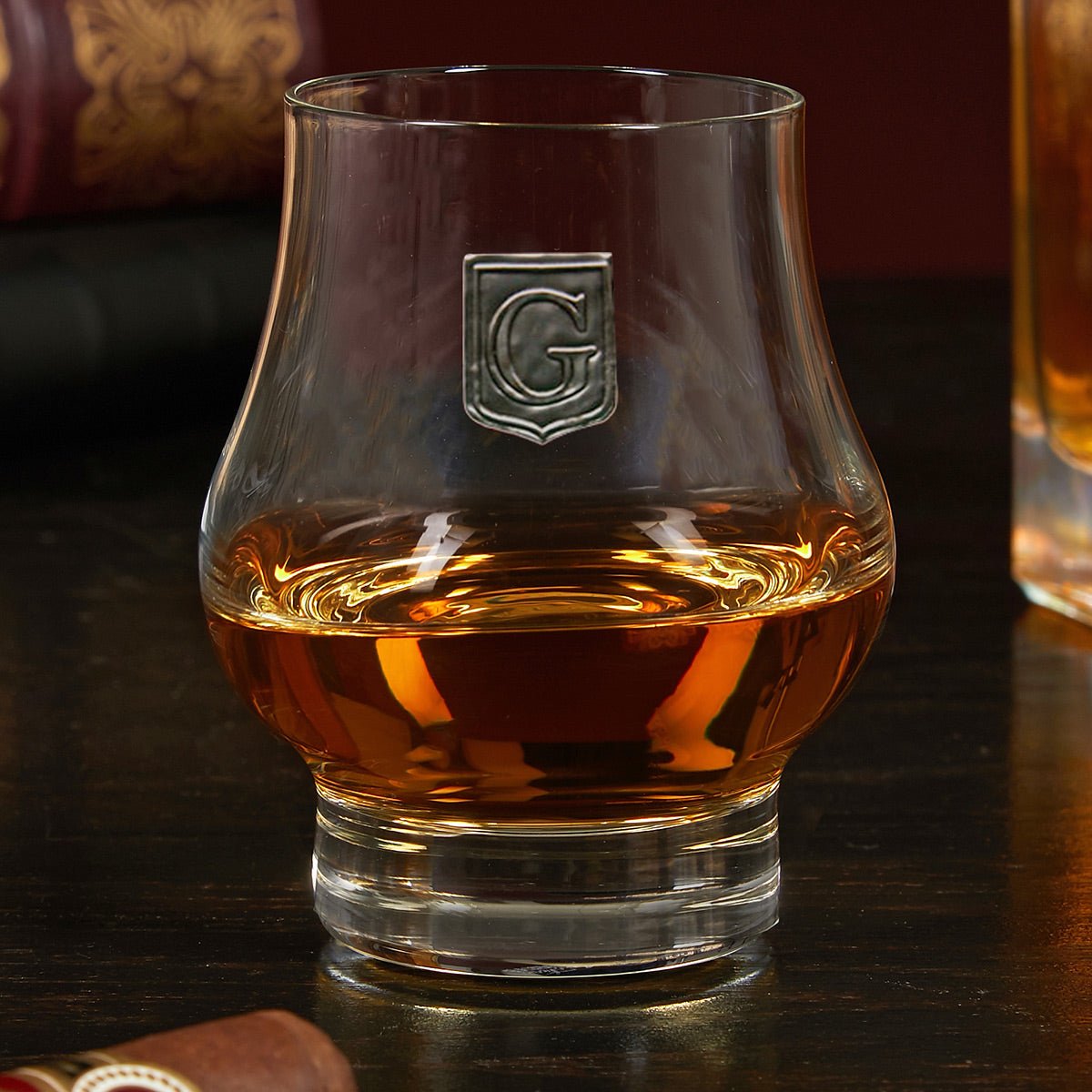 Regal Crest Custom Official Kentucky Bourbon Whiskey Tasting Glasses, Set of 4