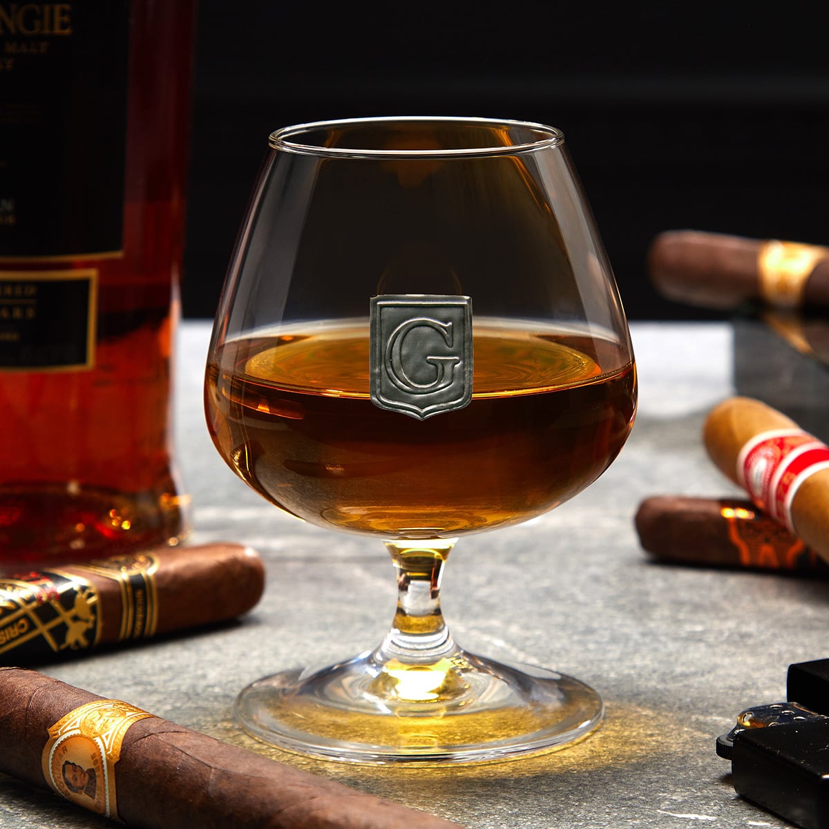 Regal Crested Cognac Brandy Glass