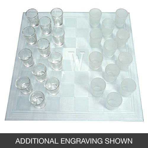 Shot Glass Checkers Set - Full Sized