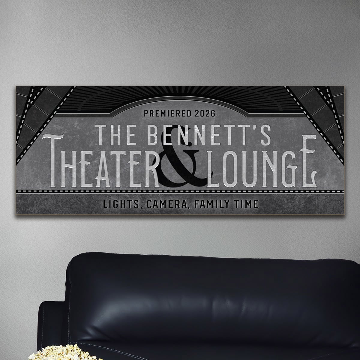 Silver Screen Custom Theater & Lounge Sign