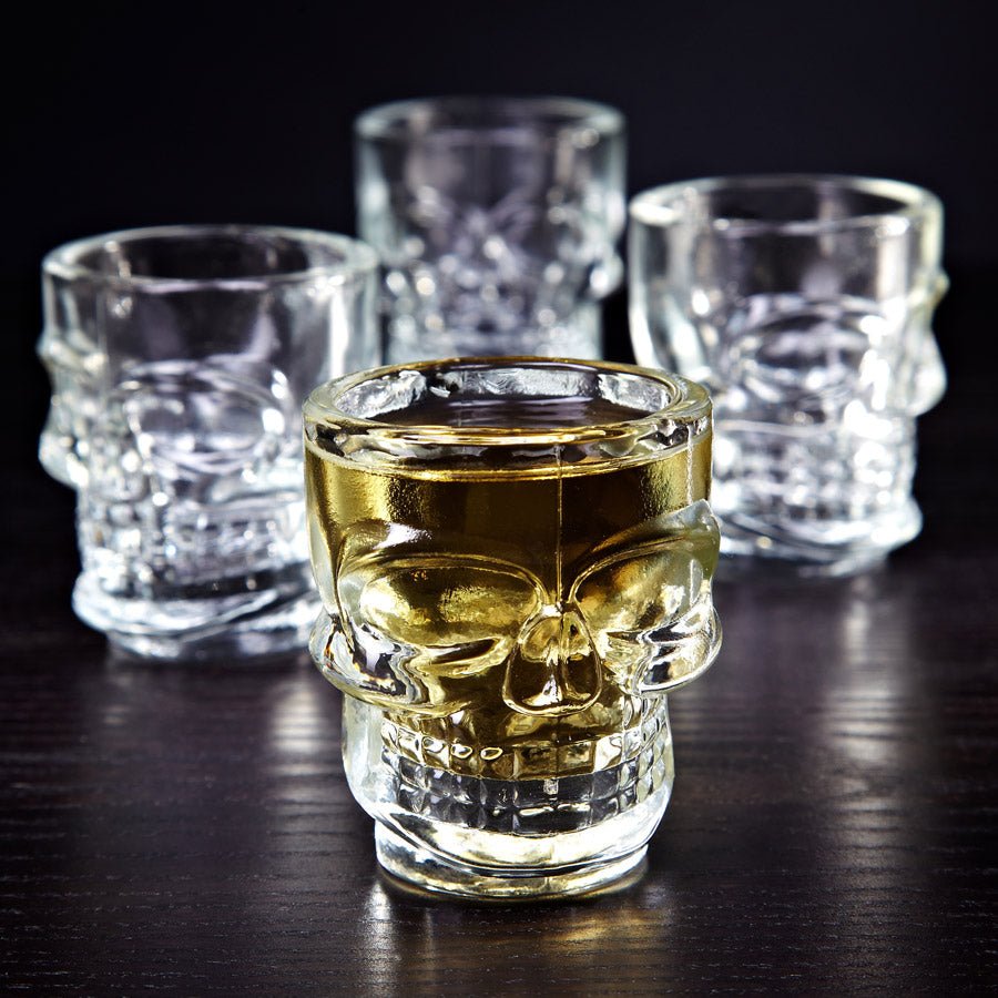 Skulls of Doom Shot Glasses, Set of 4