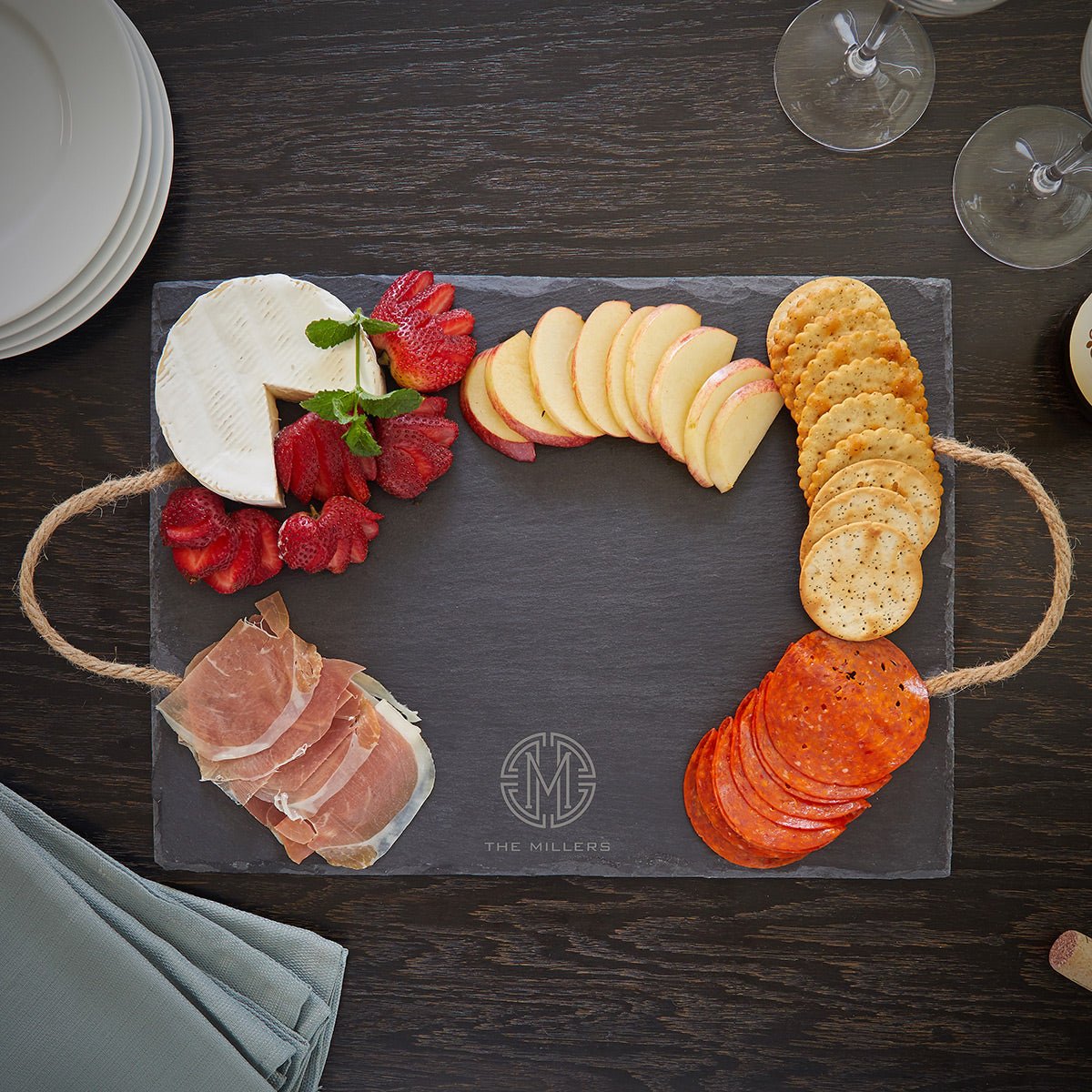 Slate Personalized Cheese Board