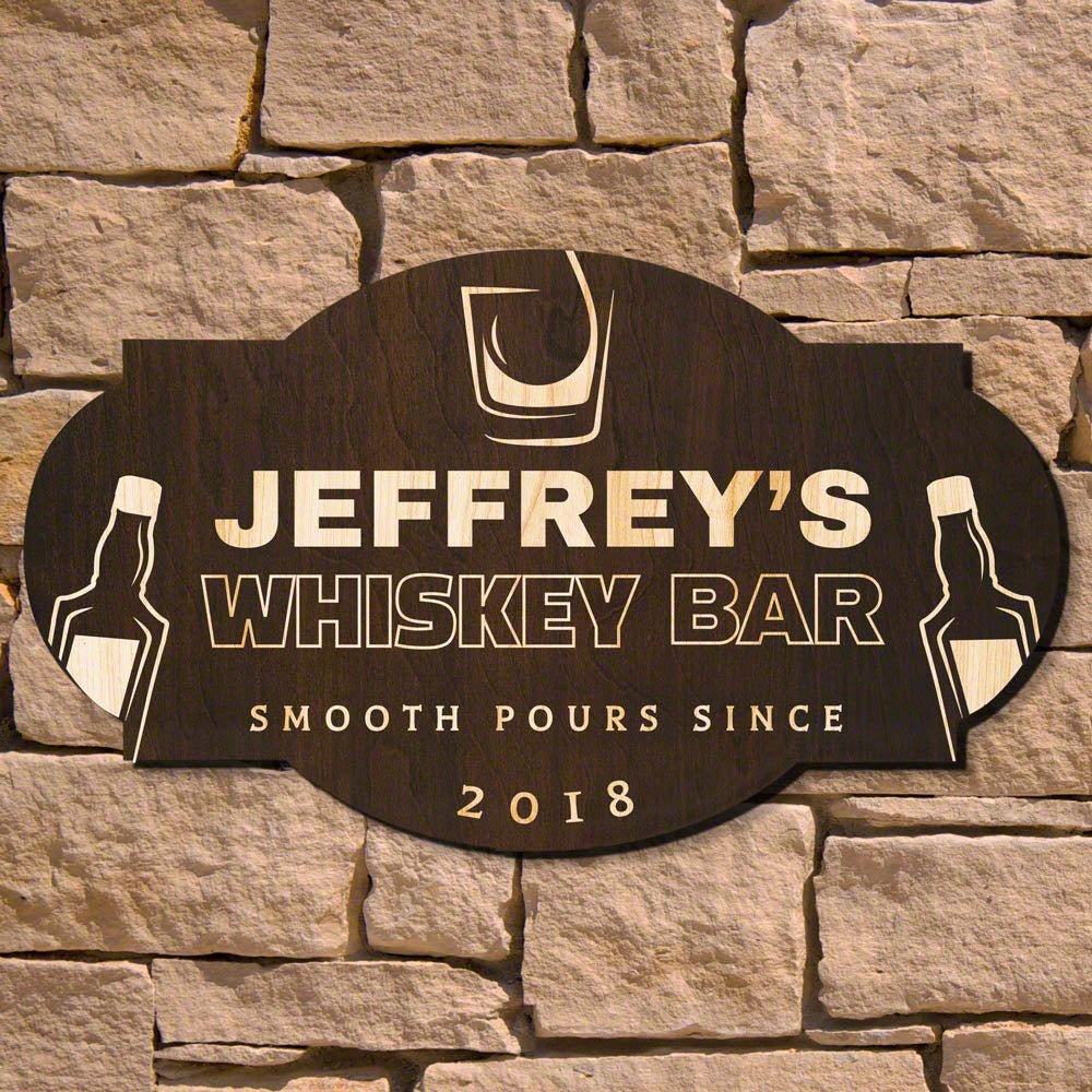 Smooth Pour Personalized Bar Sign (Signature Series)