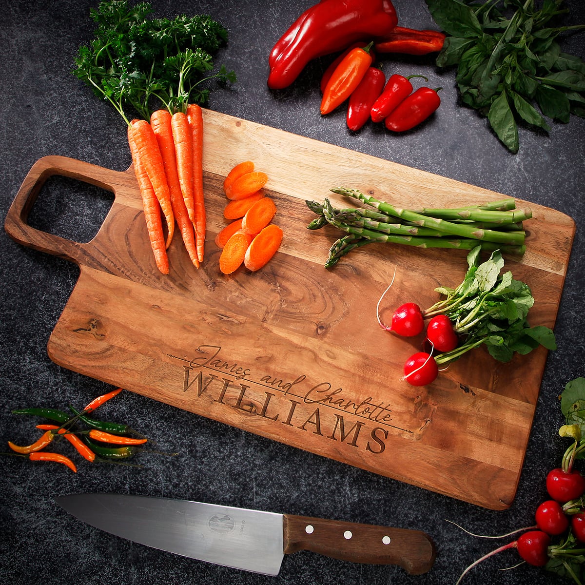 Somerton Engraved Chopping Board, Large, 23' x 13'