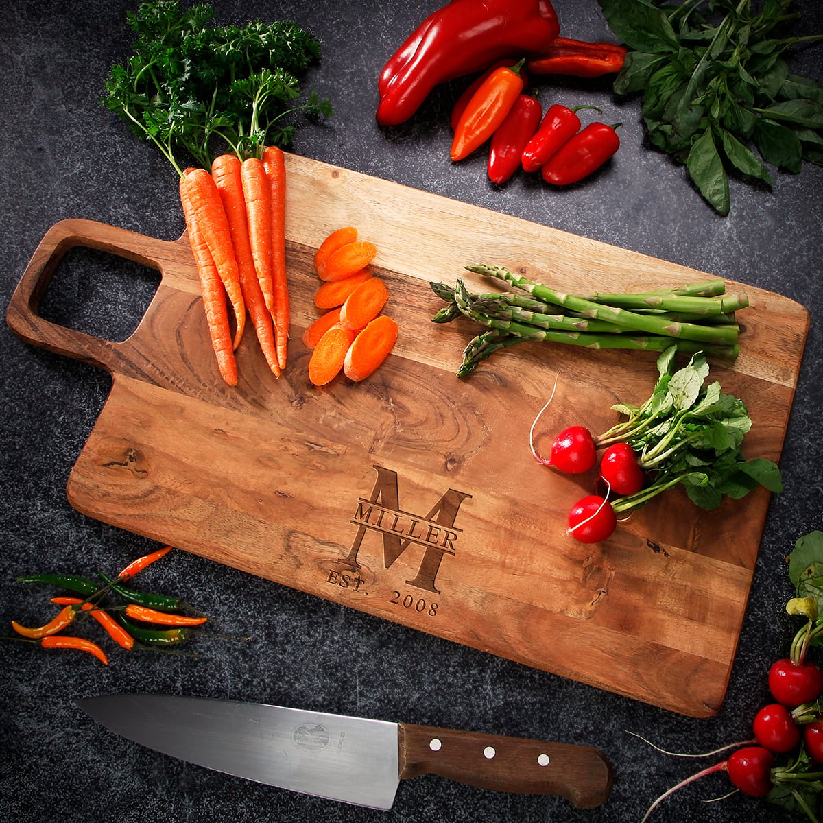 Somerton Large Cutting Board, 23' x 13', Engraved