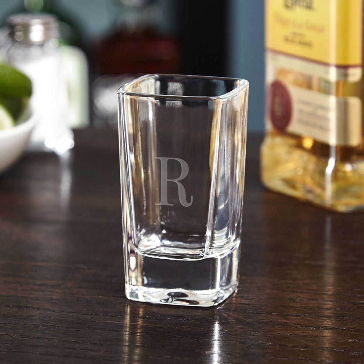 Squared Double Personalized Shot Glass