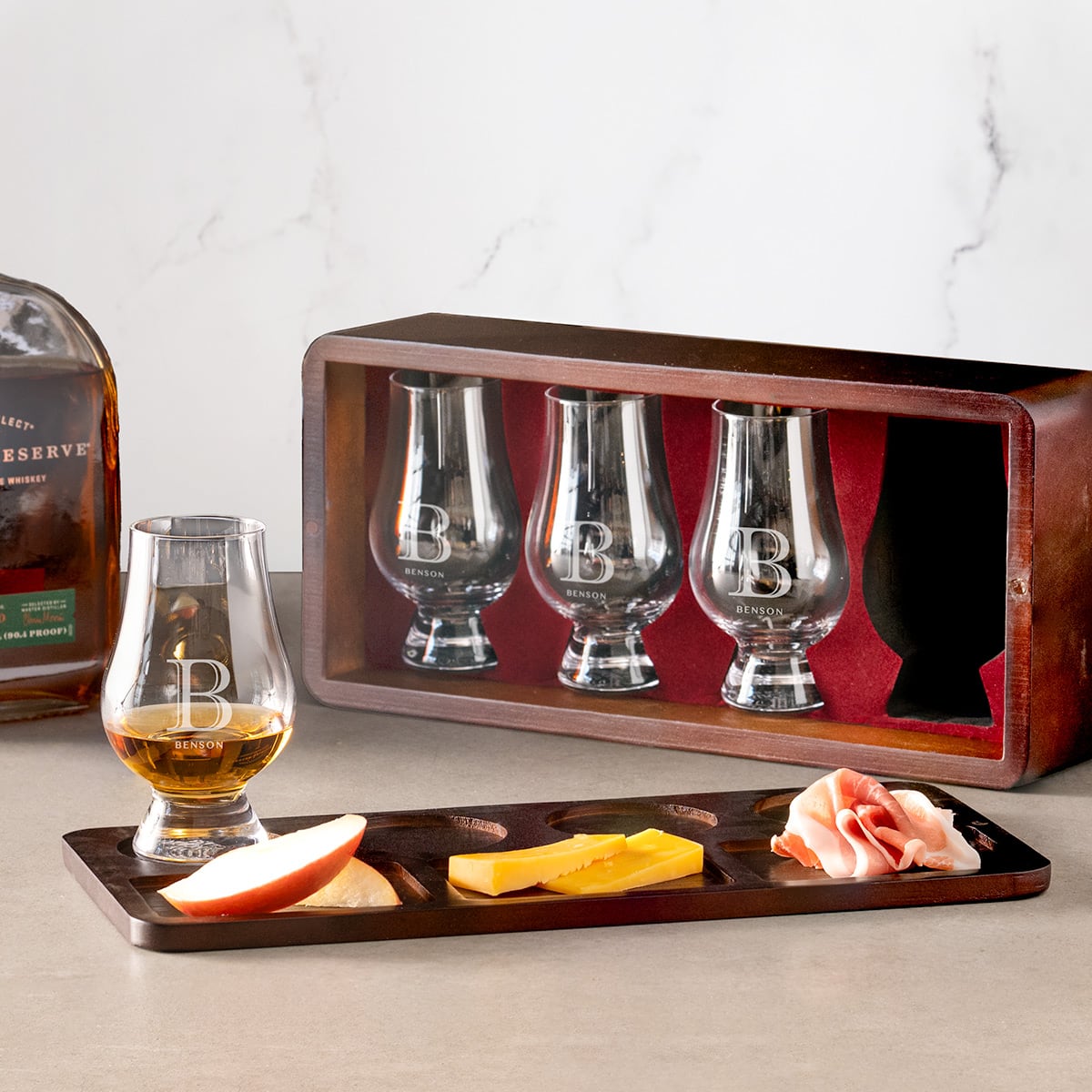 Stanton Custom Whiskey Tasting Set with Glencairn Glasses