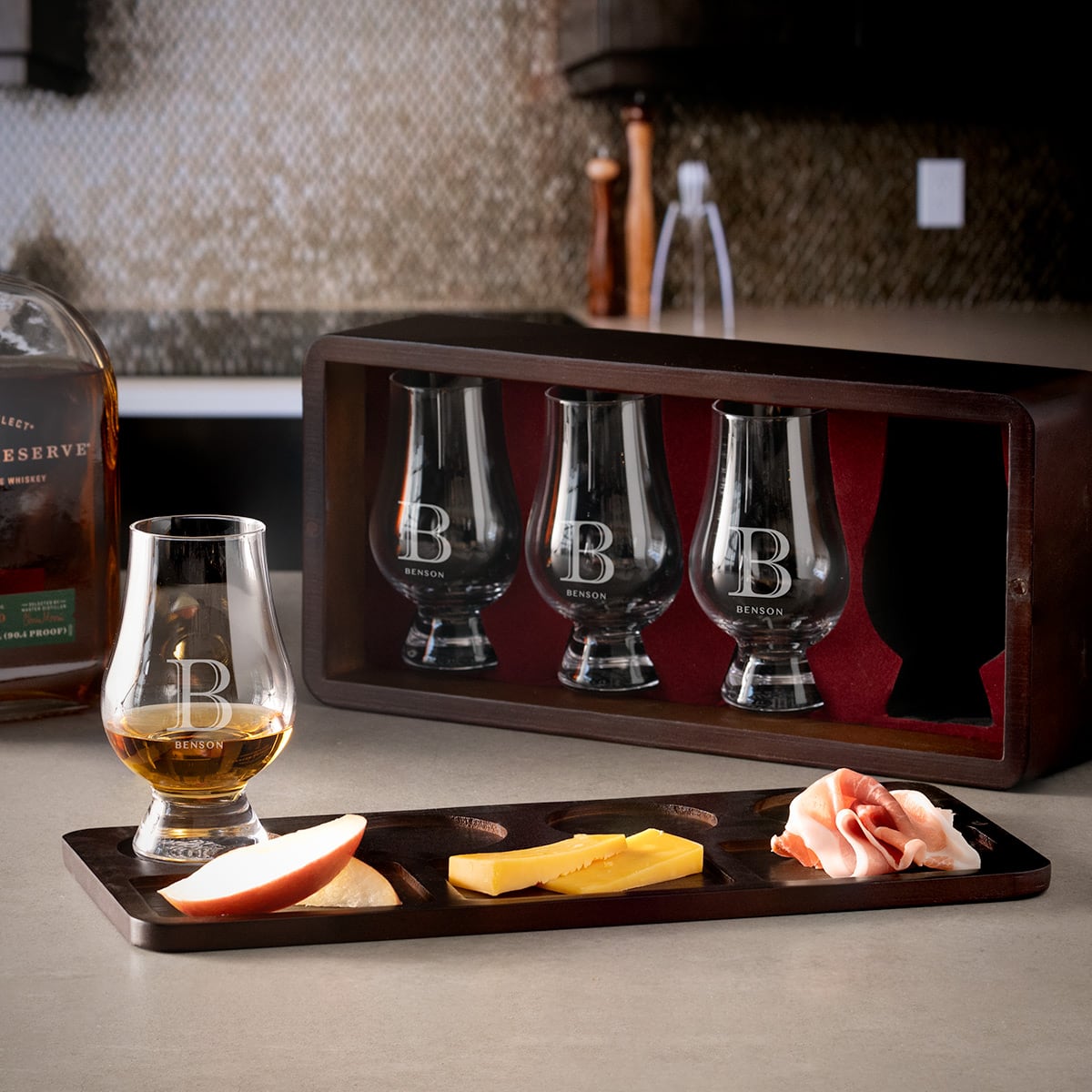 Stanton Custom Whiskey Tasting Set with Glencairn Glasses