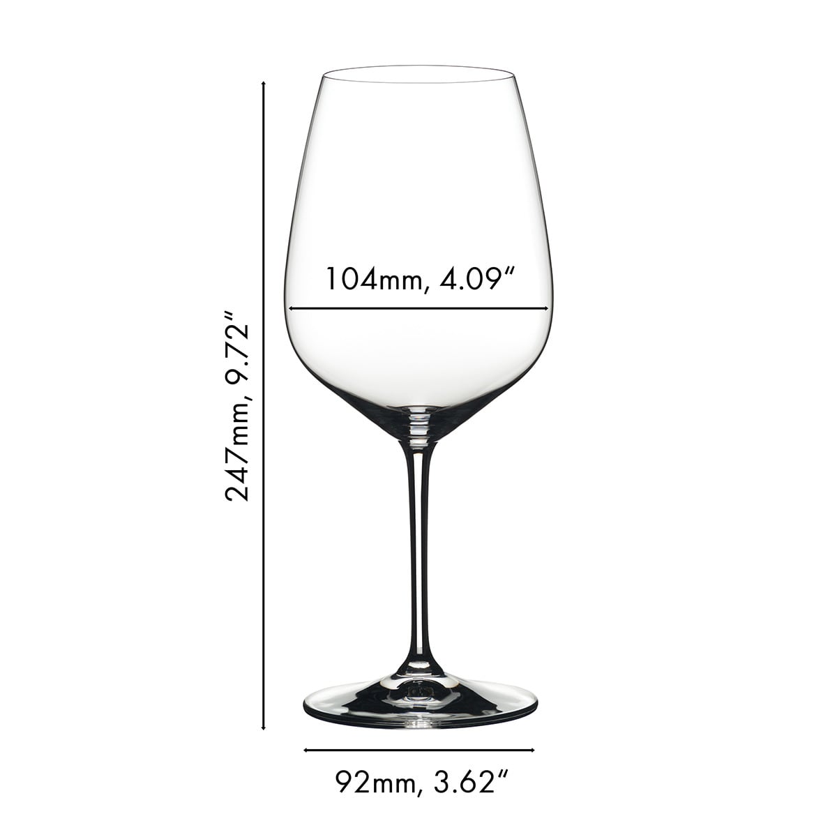 Riedel Wine Glasses, Engraved, Set of 2 - Cabernet/Red Wine Glasses