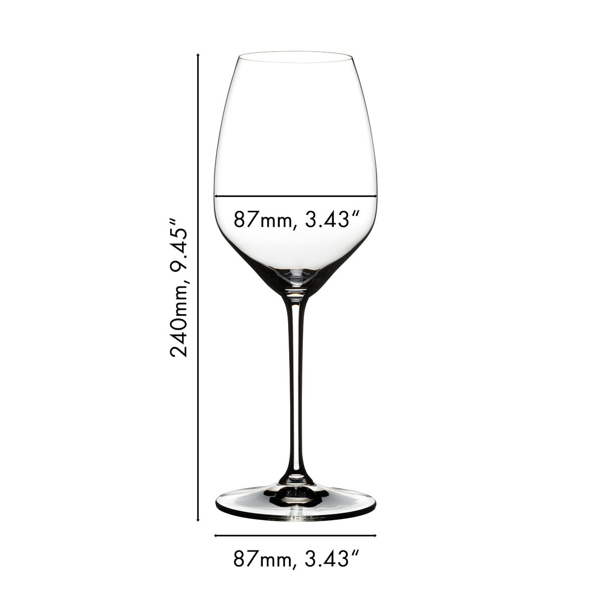 Personalized Riedel Wine Glasses, Riesling/White Wine - Set of 4 