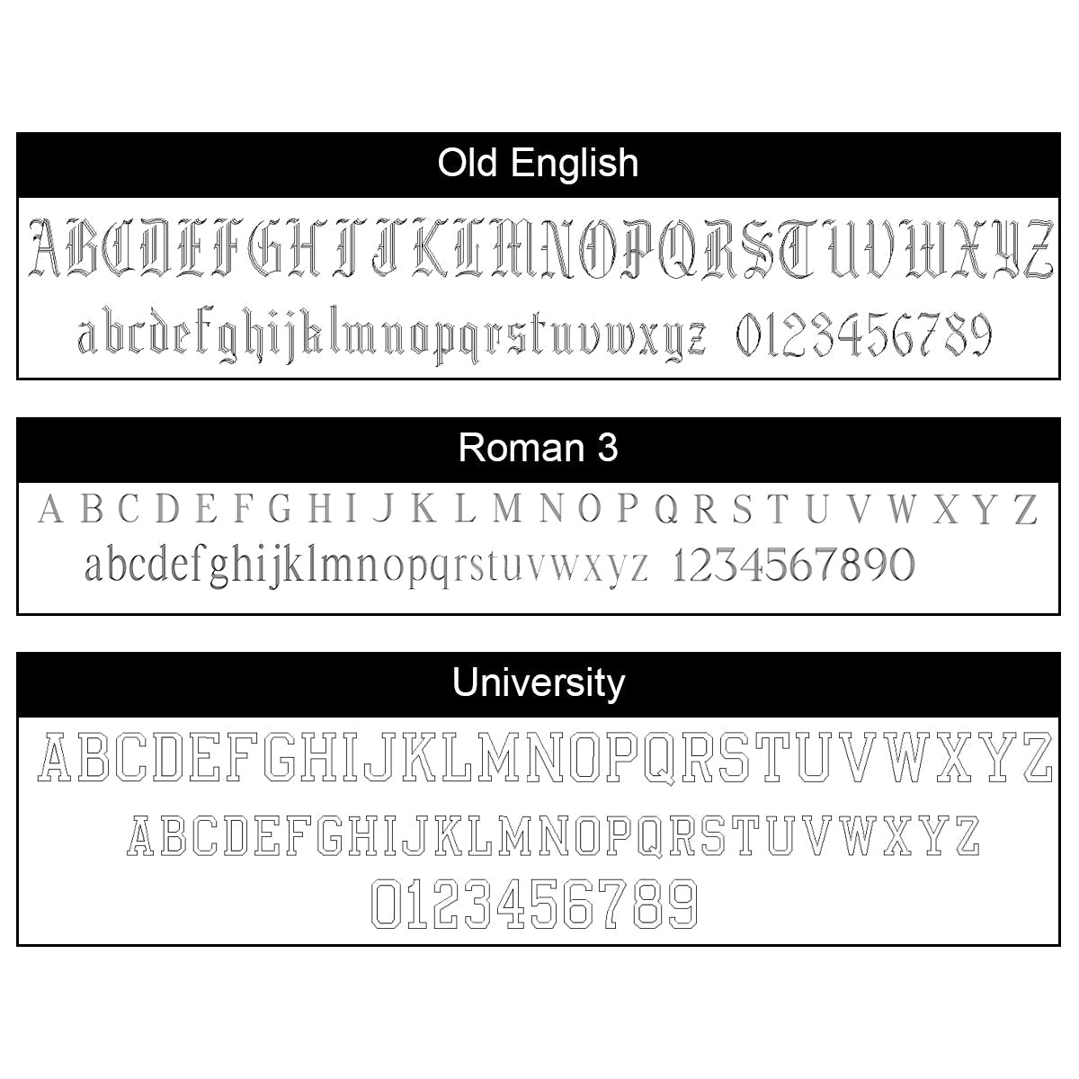 Personalization Fonts Swatch 2