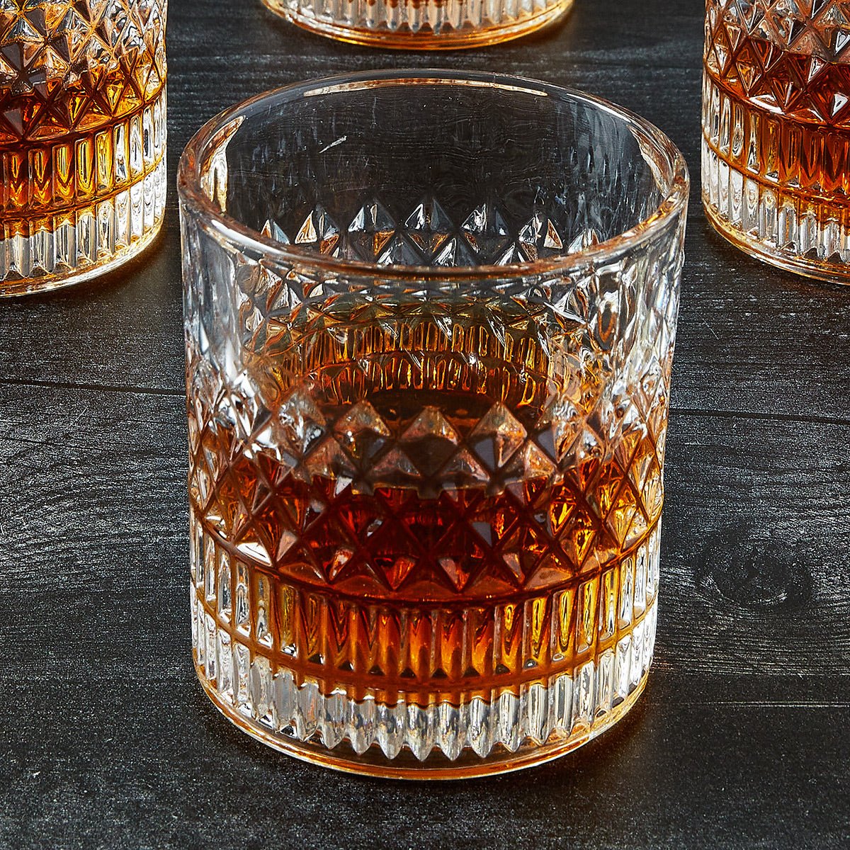 Truman Set of 4 Crystal Whiskey Glasses