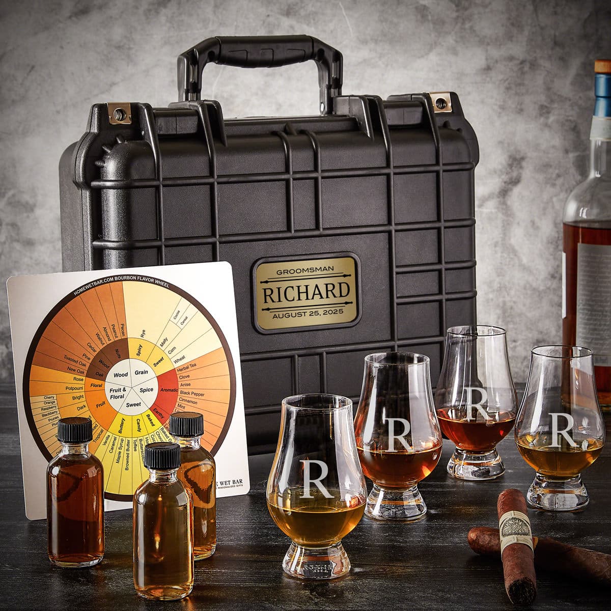 Unbreakable Custom Glencairn Whiskey Travel Kit - 9pc