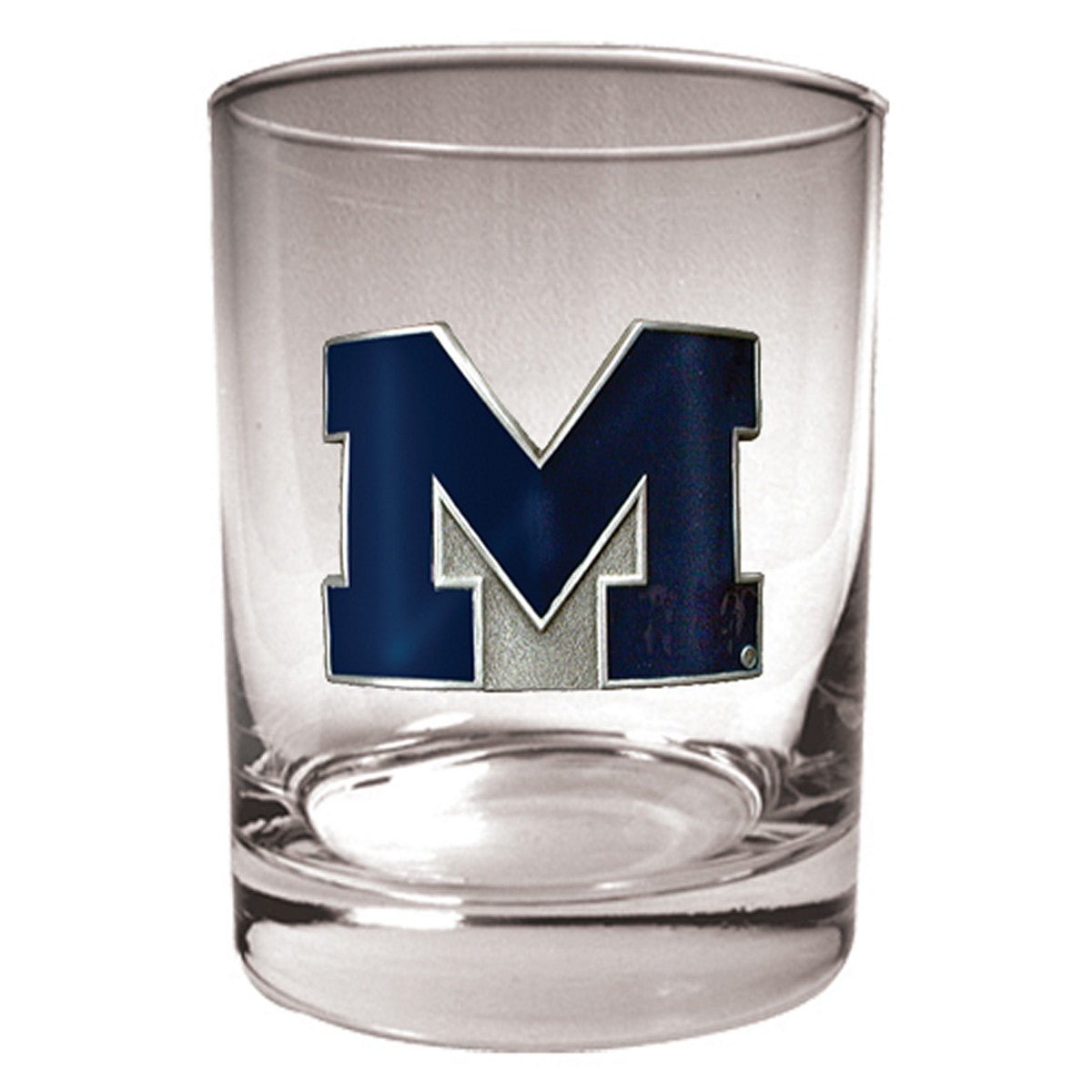 University of Michigan Wolverines Whiskey Glass (Engravable)