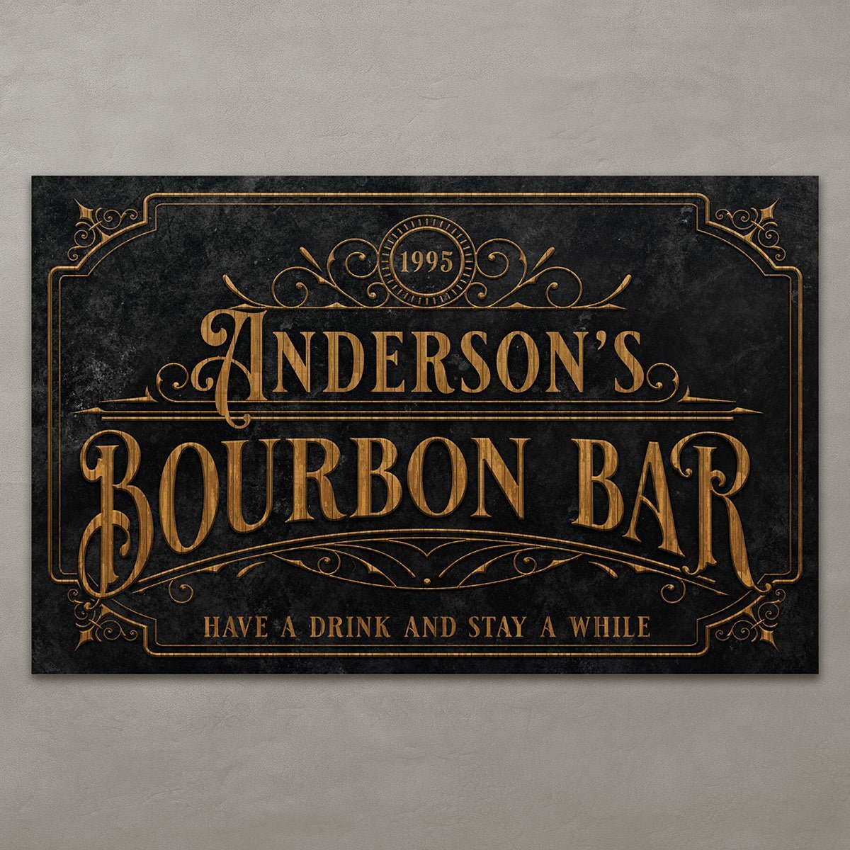 Vintage - Reserve Custom Bourbon Bar Sign