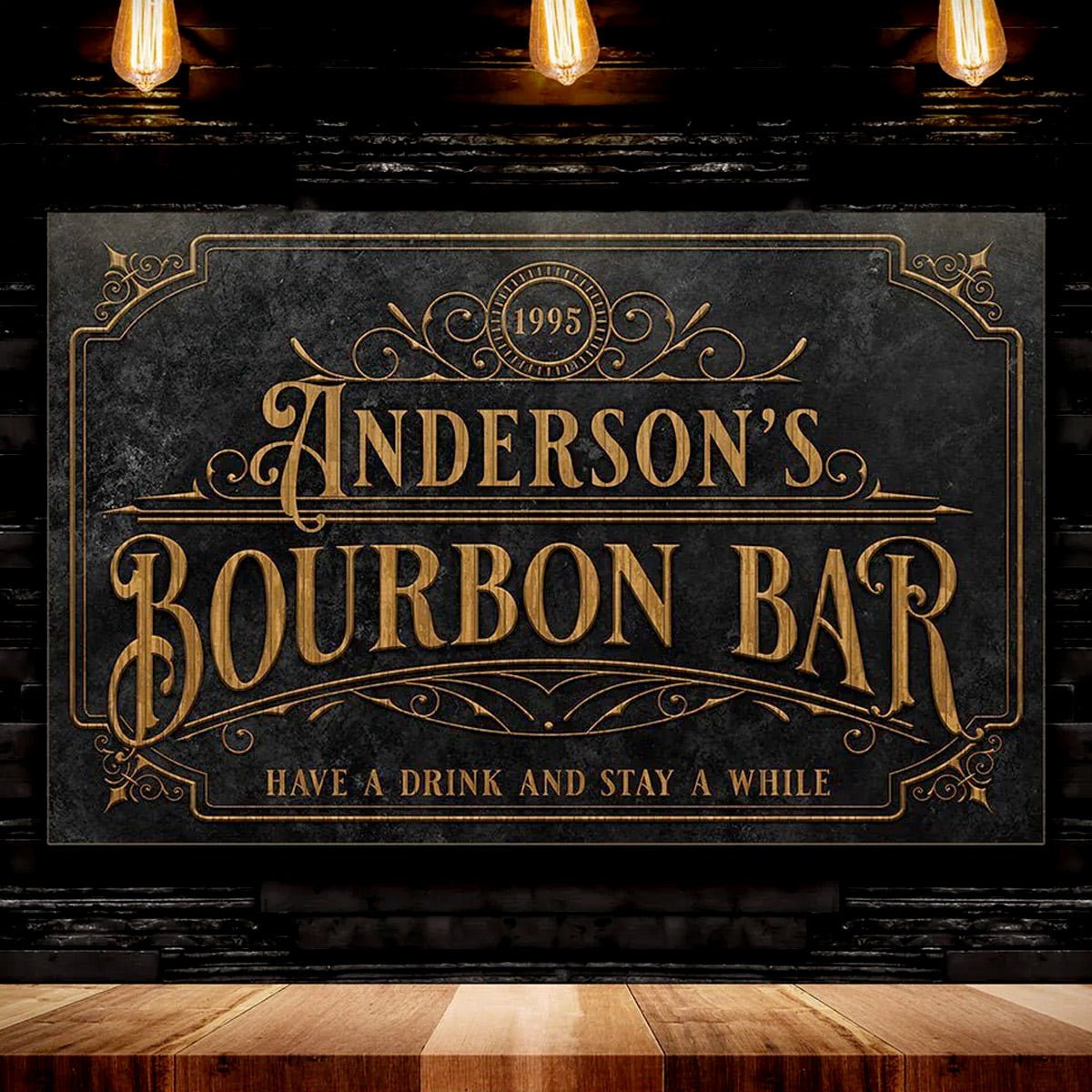 Vintage - Reserve Custom Bourbon Bar Sign