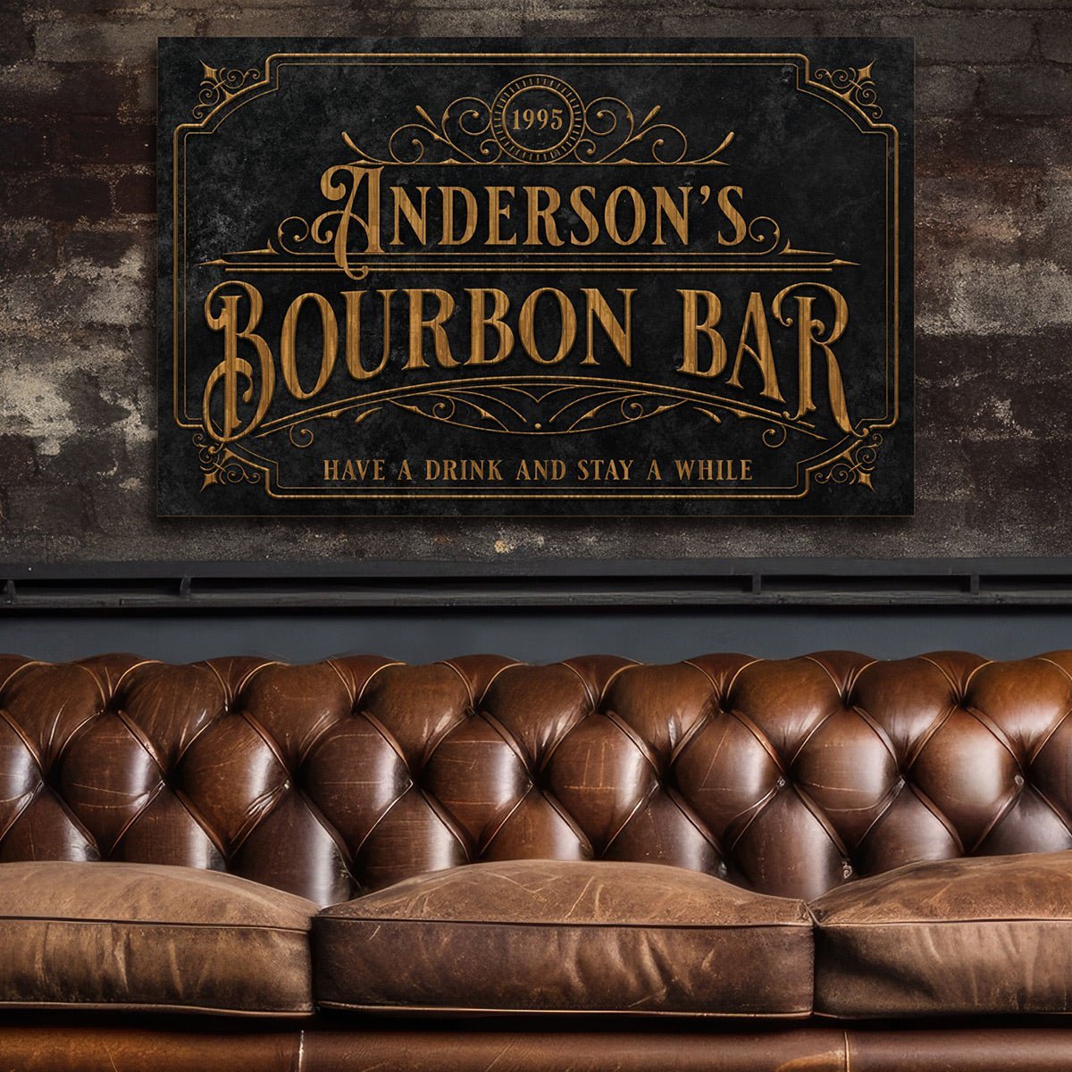 Vintage - Reserve Custom Bourbon Bar Sign