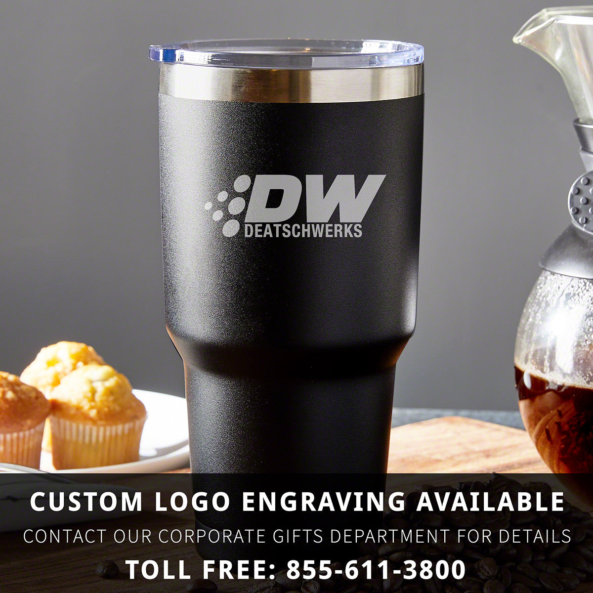 Personalized 30oz Tumbler Cup - Black Insulated