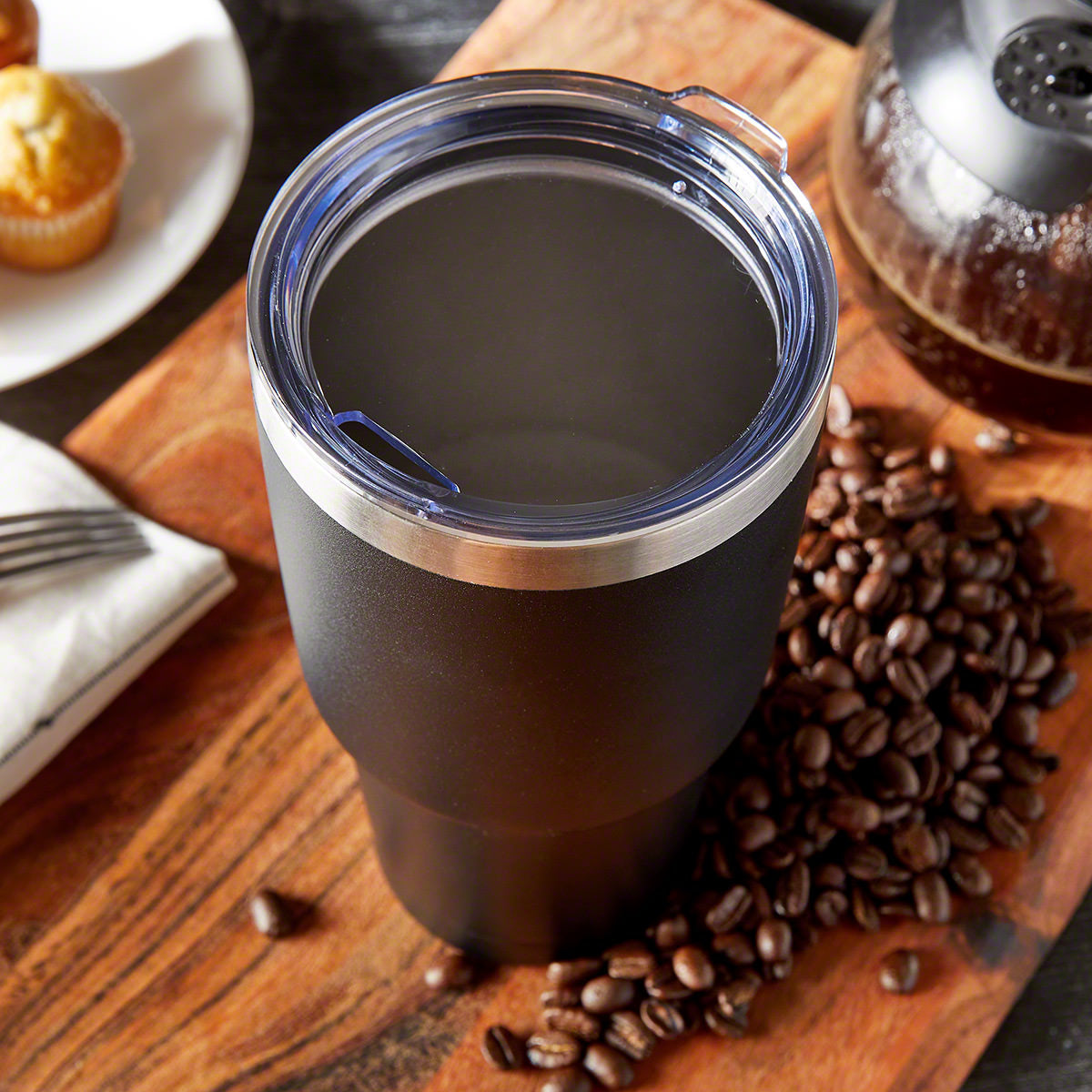 Insulated 30oz Custom Tumbler Cup - Black