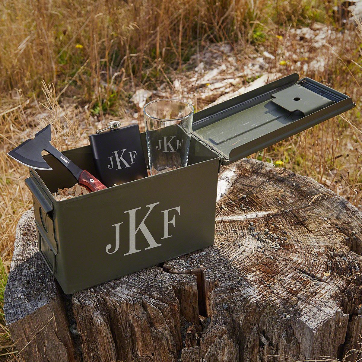 Hatchet and 50 cal Ammo Can Gift Set